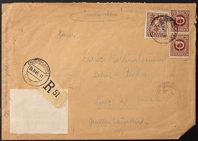 Poststück - Mühlviertel, - Briefmarken
