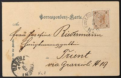 Poststück - Österr. Feldp. 1899 - Kaisermanöver - Známky