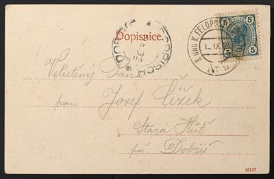 Poststück - Österr. Feldpost 1905 - Kaisermanöver - Stamps