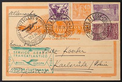 Poststück - Partie Flugpostbelege Europa und Übersee, - Briefmarken