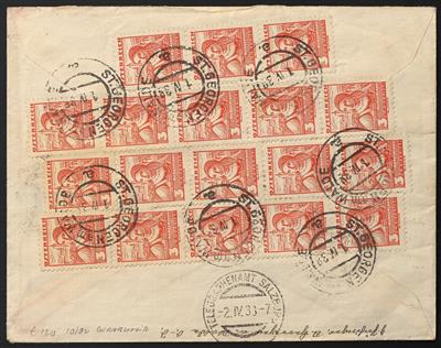 Poststück - ST. GEORGEN a. d. GUSEN bzw. am WALDE (Mühlviertel), - Briefmarken