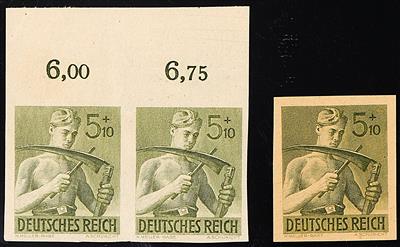 **/(*) - D.Reich Nr. 850U im waagr. Paar, - Známky