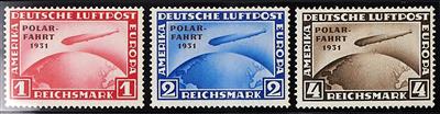 * - D.Reich Zepp. Flug  Nr. 456/458 (POLARFAHRT) Falzr., - Stamps