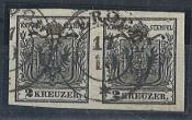 gestempelt - Österr. Nr. 2H III, - Briefmarken