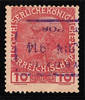 gestempelt - Österr. Post auf Kreta Nr. 23 (durchgefärbtes Papier), - Briefmarken