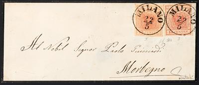 Poststück - Lomb.- Venetien, - Stamps