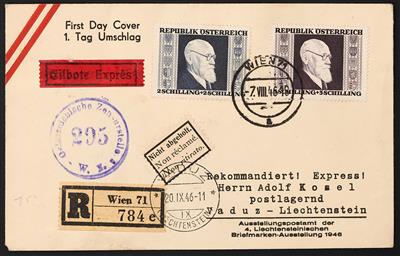 Poststück - Österr. 1946, - Briefmarken