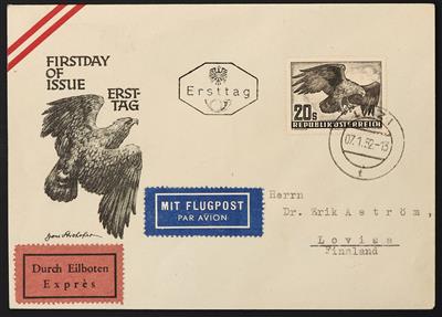 Poststück - Österr., - Briefmarken