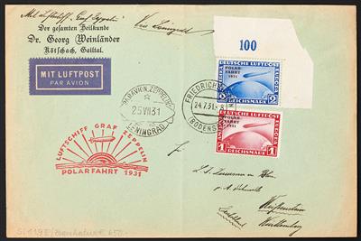 Poststück - Partie Zeppelinpost 1931, - Briefmarken