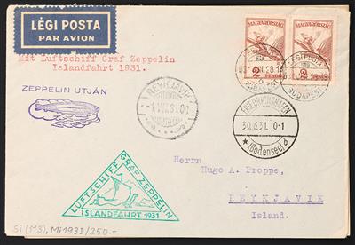 Poststück - Zeppelinpost, - Stamps