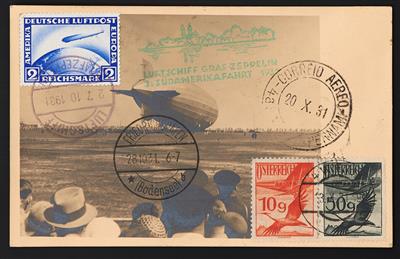 Poststück - 3. Südamerikafahrt 1931, - Briefmarken