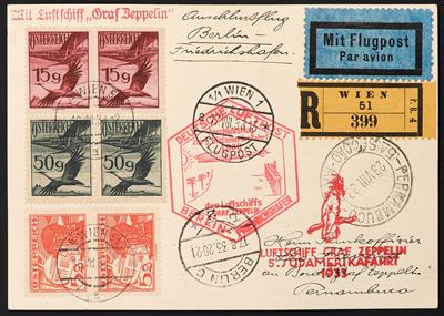 Poststück - 5. Südamerikafahrt 1933, - Briefmarken