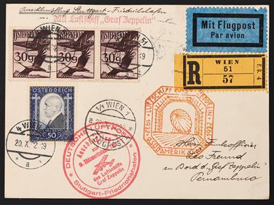 Poststück - 9. Südamerikafahrt 1932, - Briefmarken