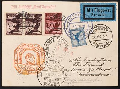 Poststück - 9. Südamerikafahrt 1932, - Briefmarken