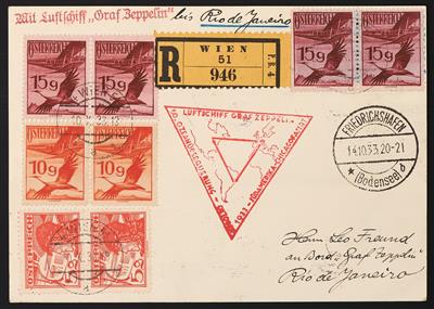 Poststück - Chicagofahrt 1933, - Briefmarken