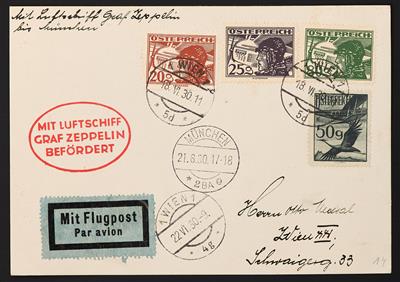 Poststück - Deutschlandfahrt 1930, - Stamps