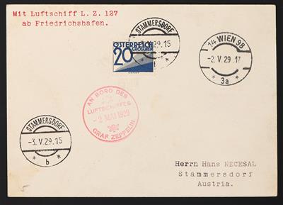 Poststück - Österreichfahrt 1929, - Stamps