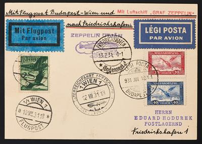 Poststück - Österreichfahrt 1931, - Briefmarken