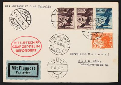 Poststück - Schweizfahrt 1930, - Briefmarken