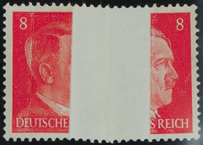 ** - D.Reich Nr. 786 Pa (8 Pfg.) geklebte Papierbahn, - Briefmarken
