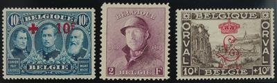 */**/gestempelt - Sehr schöne Sammlung Belgien Ausg. 1849/1960 - m. div. Blöcken, - Stamps