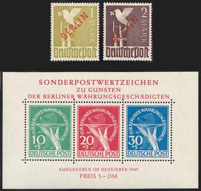 **/gestempelt - Sehr schöne Sammlung Berlin Ausg. 1949/1990 - meist postfr., - Známky