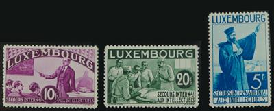 */**/gestempelt - Sehr schöne Sammlung Luxemburg Ausg. 1852/1960 - m. Dienstm., - Známky