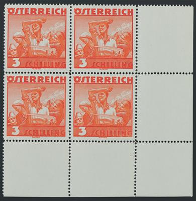 ** - Österr. Trachten I - 1 Gr. bis 5 S (mit Nr. 571 I und II, - Briefmarken