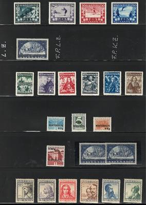 **/* - Sammlung Österr. I. Rep., - Briefmarken