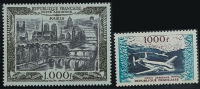 **/* - Schöne Sammlung Frankreich Ausg. 1876-1960 - u.a. Nr. 144/51, - Známky