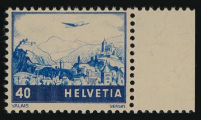 ** - Schweiz   ANK Flug Nr. 524a(gepr. Vuagniaux) mit Fotokopie des Attest, - Briefmarken