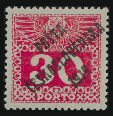 * - Tschechosl. Nr. 79 (30 Heller karmin), - Stamps