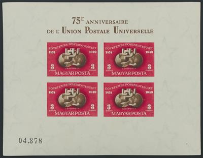 ** - Ungarn Block Nr. 18 A und B (UPU), - Briefmarken