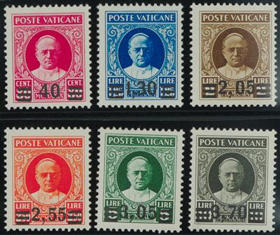 ** - Vatikan Nr. 39/44 (Provisorium) feinst postfr., - Stamps