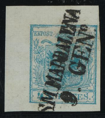 gestempelt - Lombardei-Venetien Nr. 5H Ty I, - Briefmarken