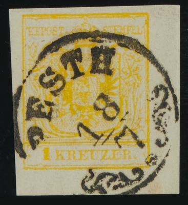 gestempelt - Österr. Nr. 1 M III, - Briefmarken