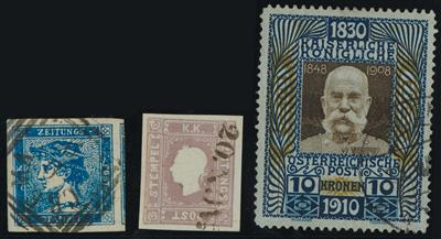 gestempelt/*/(*) - Sammlung Österr. Monarchie ab 1850, - Briefmarken