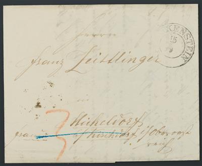 Poststück - 20 Briefe aus PREUSSEN bzw. THURN-UND TAXISGEBIET 1813/1865 - u.a. 3 Briefe BRESLAU (1847,1849 und 1853), - Známky