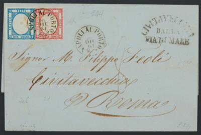 Poststück - Kl. Partie Poststücke Alt - Italien. Staaten mit Italien, - Briefmarken