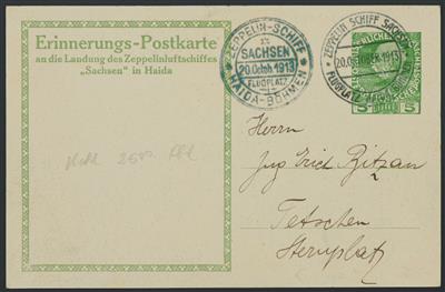 Poststück - Österr. 1913 - ZeppelinKarte - Francobolli