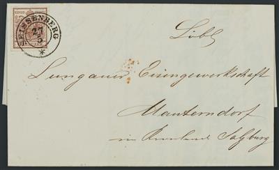 Poststück - Österr. 4 Poststück Ausg. 1850 nach Mauterndorf, - Briefmarken