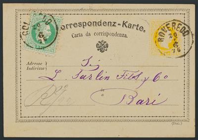 Poststück - Österr. Ausg. 1867, - Briefmarken