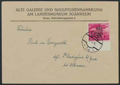 Poststück - Österr. Lokalausg. Graz - Briefmarken