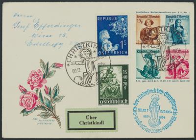Poststück - Partie Belege Österreich I./II. Rep. incl. Ostmark, - Briefmarken
