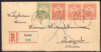 Poststück - Ungarn, - Briefmarken