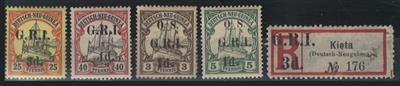 */gestempelt - D. Neuguinea (Brit. Bes.) Nr. 1/2 II, - Stamps