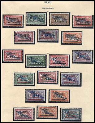 */gestempelt - Sammlung Memelgebiet, - Briefmarken