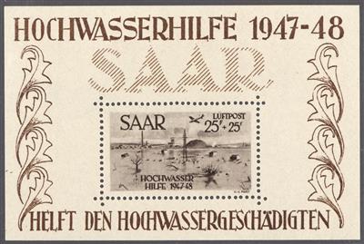 **/*/gestempelt - Sammlung Saarland 1947/1959, - Francobolli