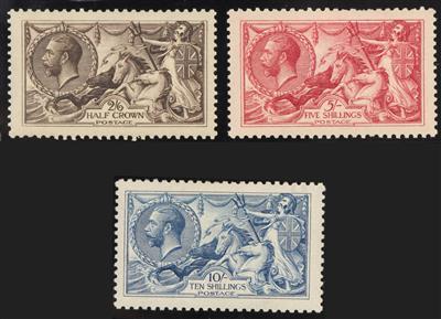 * - Großbrit. Nr. 141I/143I (Nr. 142 I oben Z. Mgl.), - Stamps