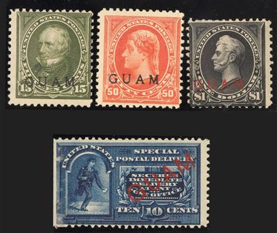 * - Guam Mi. Nr. 1/11I u. 12 (1 $ nachgum.) F - Známky